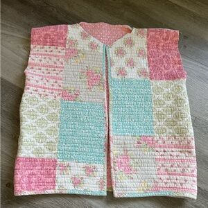 Handmade Patchwork Quilted Vest 🌸 xs-m